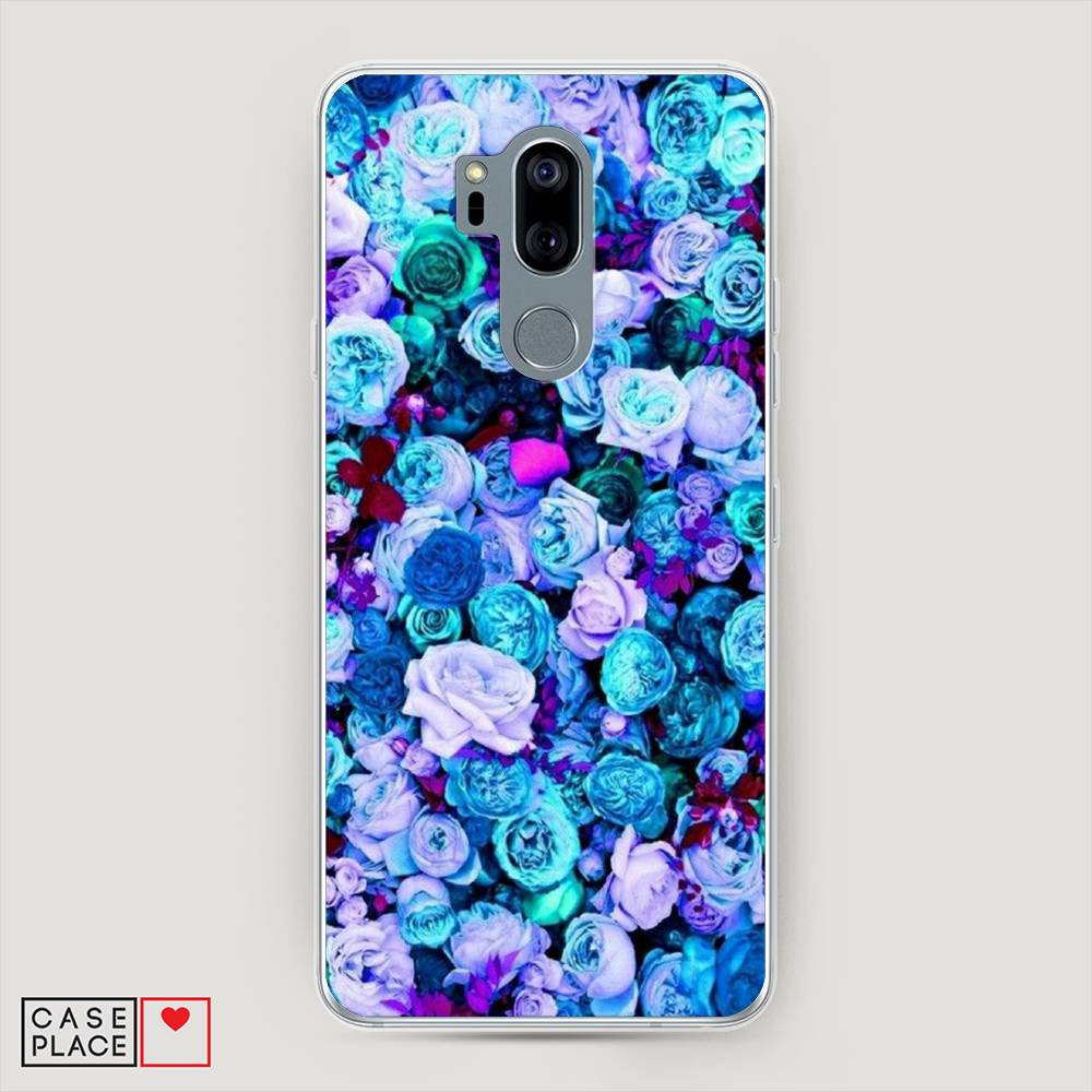 

Чехол на LG G7 ThinQ "Цветочный ковер", Фиолетовый, 83450-2