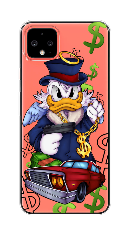 

Чехол на Google Pixel 4 XL "Scrooge McDuck with a Gold Chain", Красный;синий;белый, 270550-6