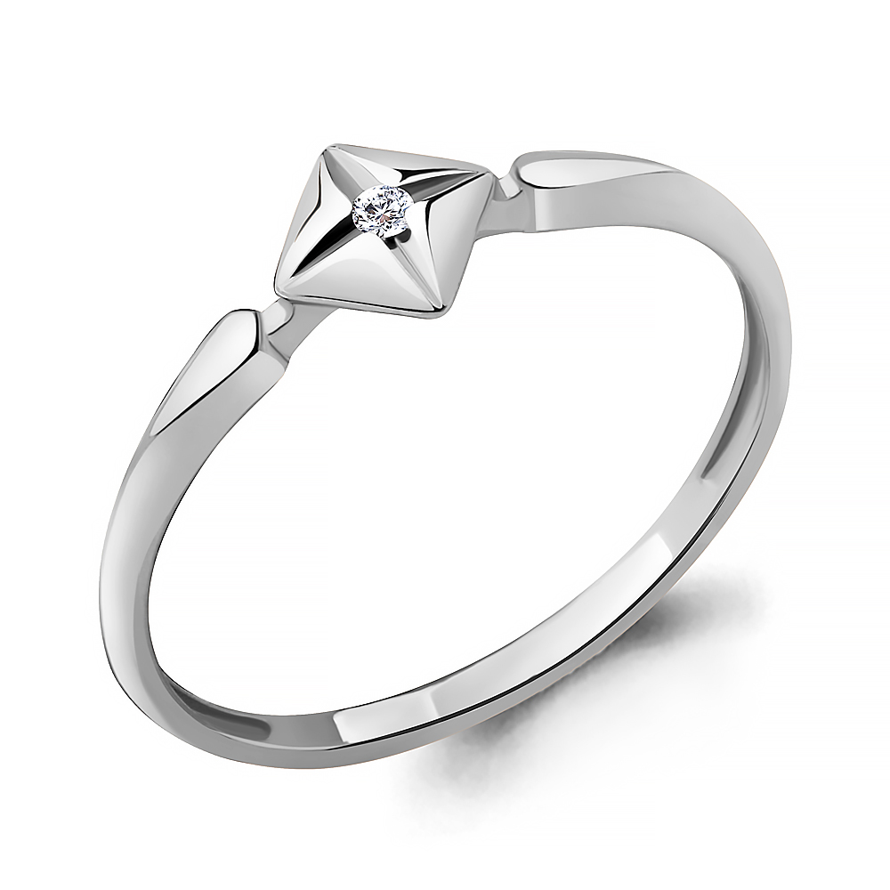 

Кольцо из серебра с фианитом Aquamarine Aquamarine 67258_925_р р. 16,5, 67258_925_р