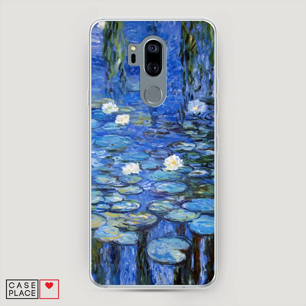 

Чехол на LG G7 ThinQ "Нарисованный пруд", Синий;зеленый, 83450-4