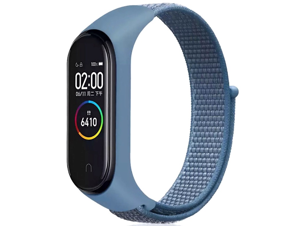 

Ремешок Activ для Xiaomi Mi Band 3/Mi Band 4 Sports на липучке Blue 111868, 111868