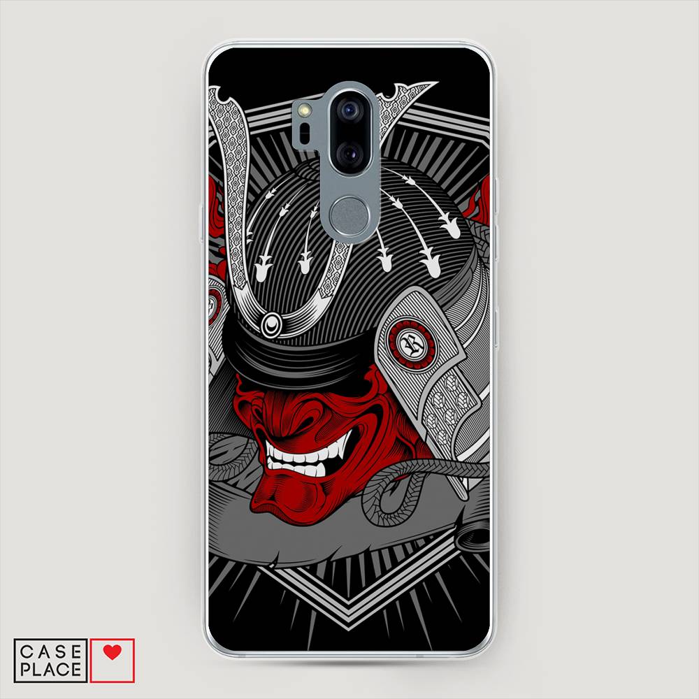 

Чехол на LG G7 ThinQ "Красная маска самурая", Белый;красный;черный, 83450-4