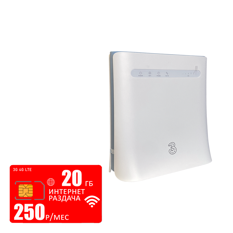 

Wi-Fi роутер ZTE MF286D (router-MF286D-mtc-20gb-pro-sb), MF286D