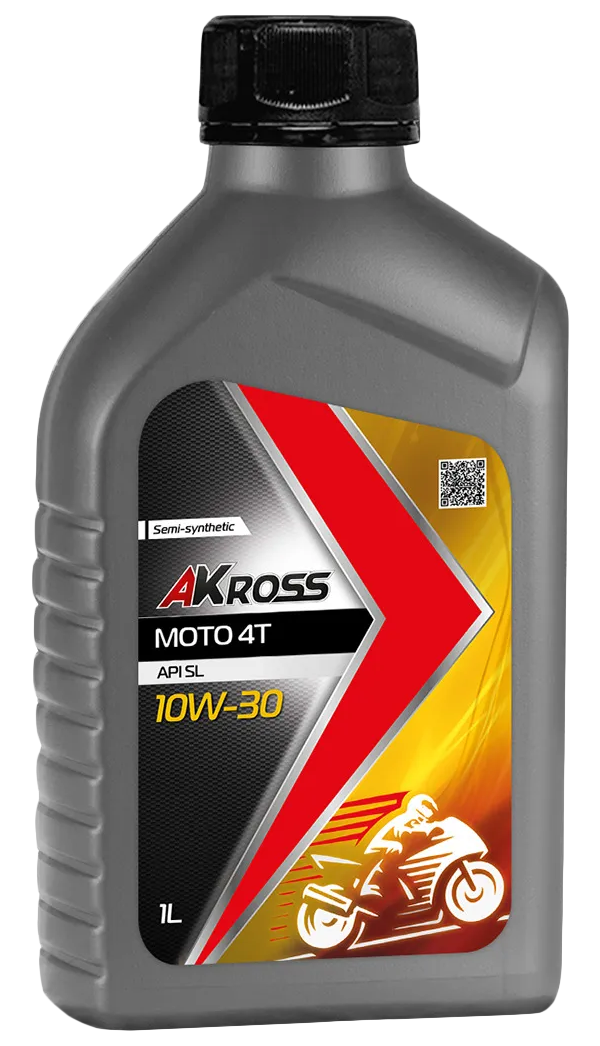 

Моторное масло AKross 10W-30 Moto 4t SL 1 л