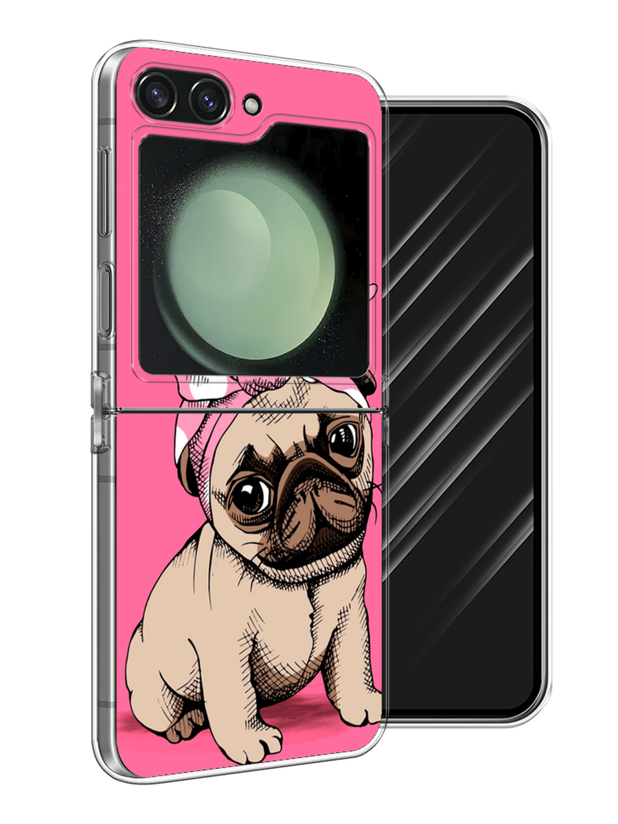 

Чехол Awog на Samsung Galaxy Z Flip 6 "Dog Pin-Up", Розовый;бежевый, 2109750-1