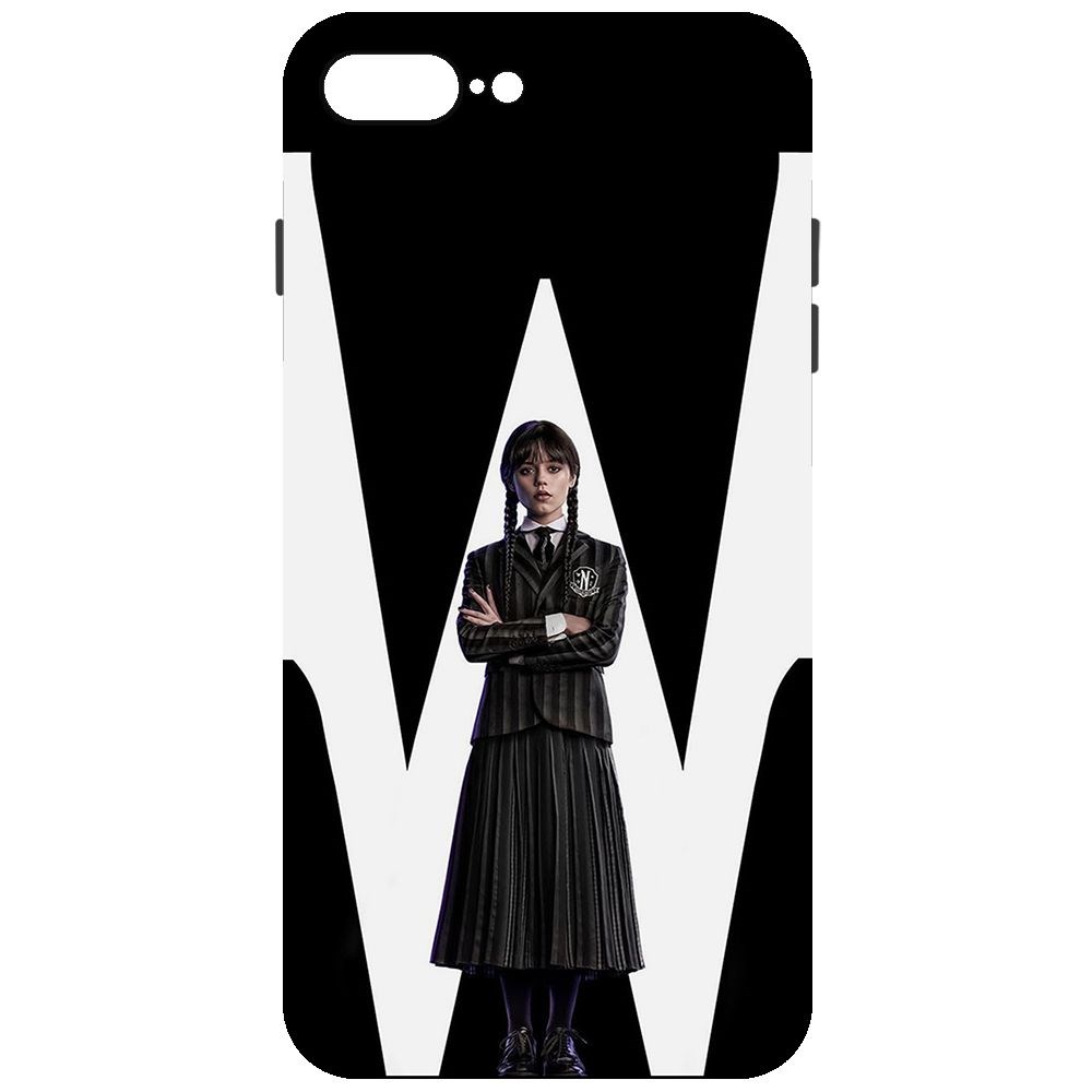 

Чехол-накладка Софт Уэнсдей Аддамс - Уэнсдей для iPhone 7 Plus/8 Plus, Черный