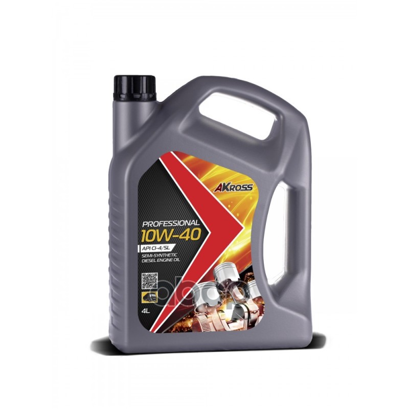 

Моторное масло AKross 10W-40 Professional CI-4/SL 4л (дизель)