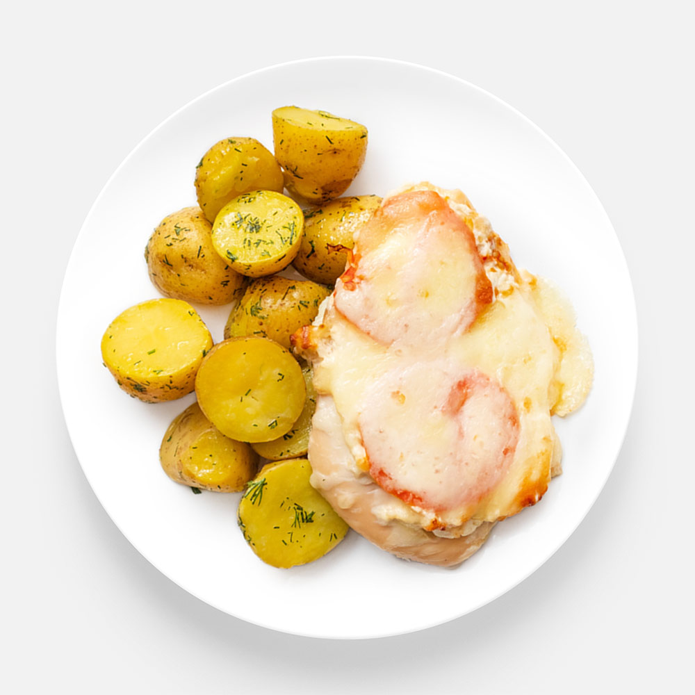 Курица по-французски Кухня на районе, с картофелем, с маслом и укропом, 270 г