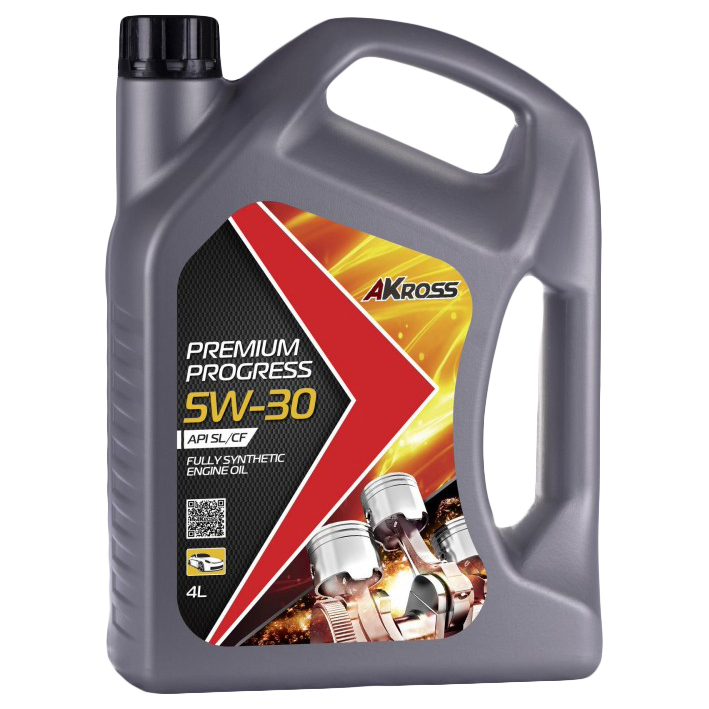 

Моторное масло AKross 5W-30 Premium Progress SL/CF 4 л (бензин)