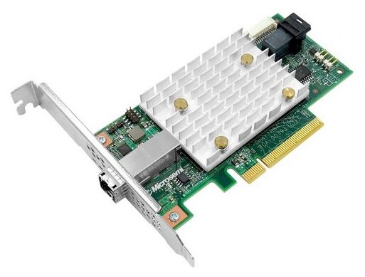 фото Pci-e raid контроллер adaptec sas pcie hba 2100-4i4e (2292200-r)