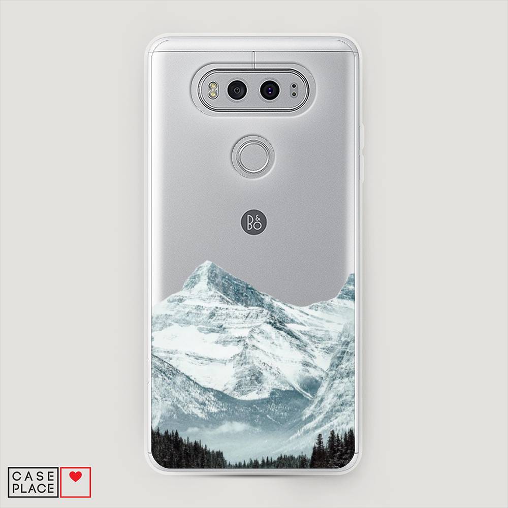 

Чехол на LG V20 "Горы арт 1", Белый;зеленый, 83350-2