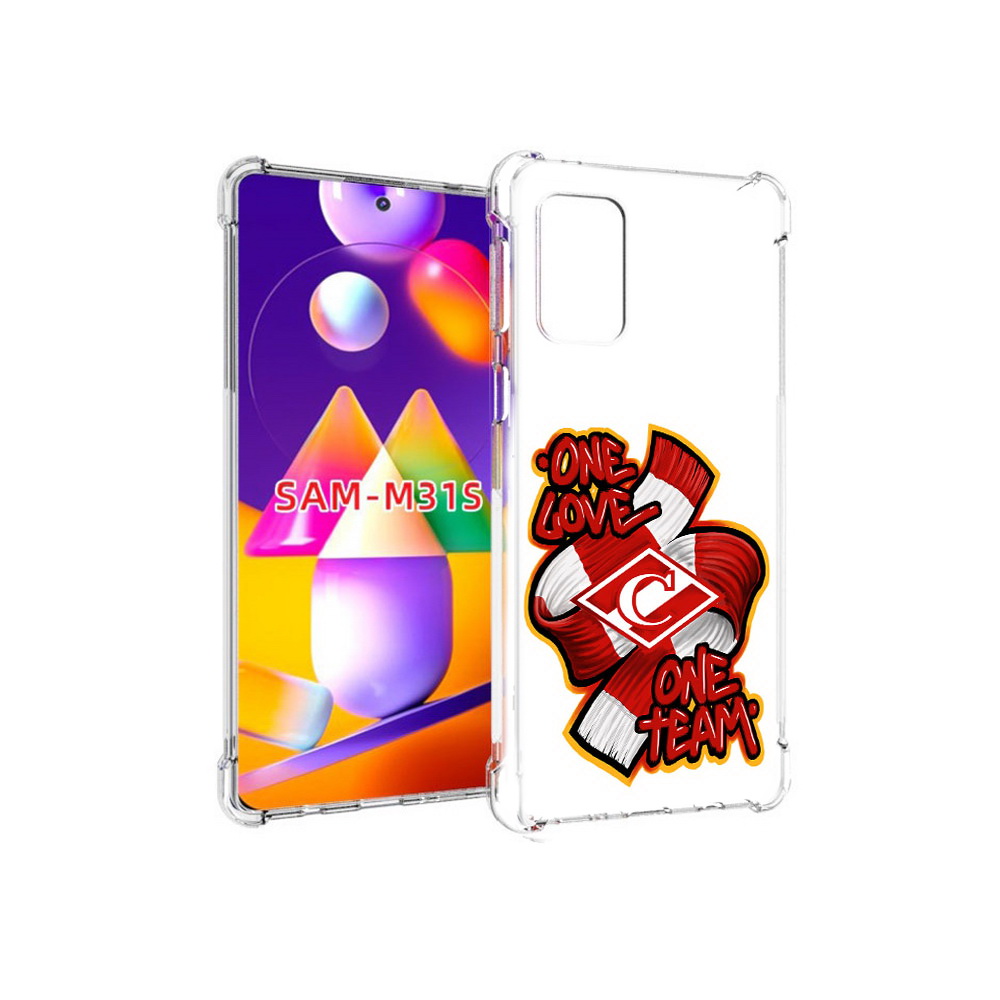 

Чехол MyPads Tocco для Samsung Galaxy M31s ФК спарак 1 любовь (PT152186.489.184), Прозрачный, Tocco