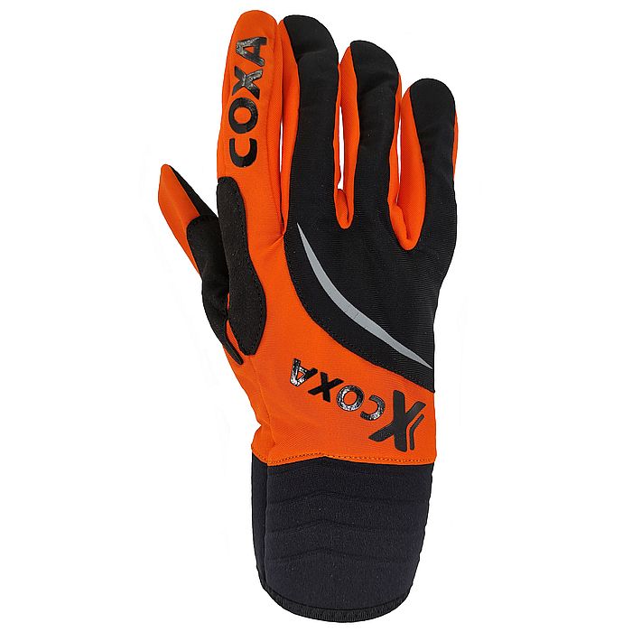 Перчатки лыжные COXA Racing Gloves (оранжевый/черный) (6)