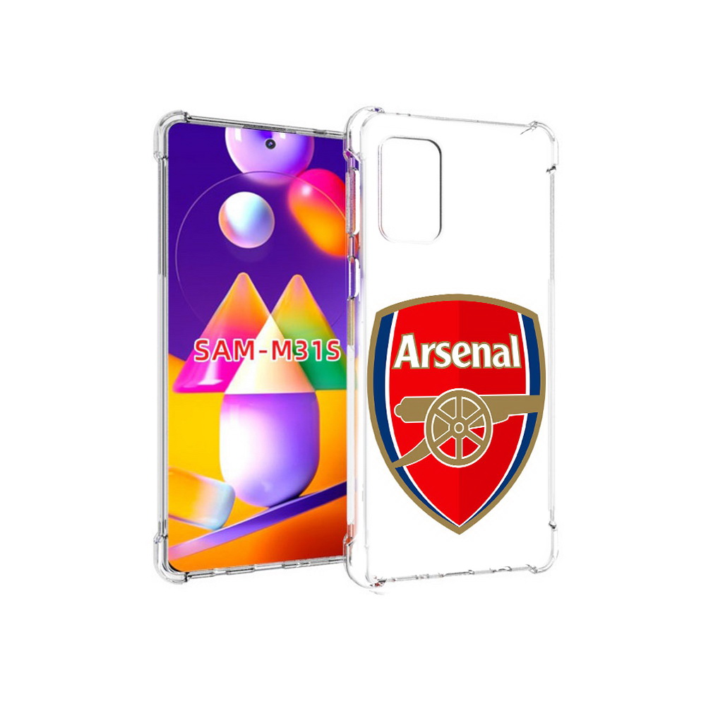 

Чехол MyPads Tocco для Samsung Galaxy M31s ФК Арсенал логотип (PT152186.489.174), Прозрачный, Tocco