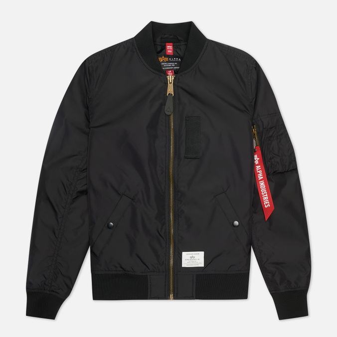 фото Бомбер женский alpha industries wjl52000c1-001 черный l