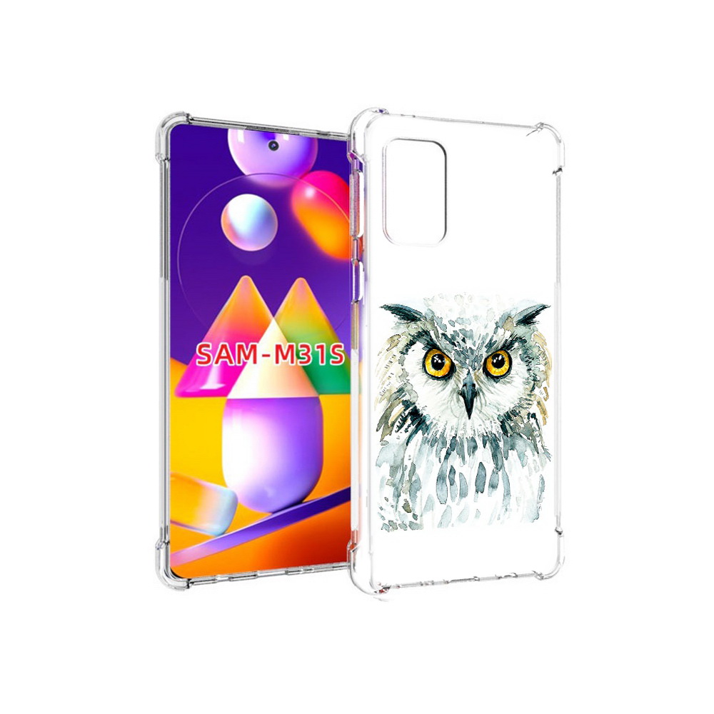 Чехол MyPads Tocco для Samsung Galaxy M31s Серьезная сова (PT152186.489.156)