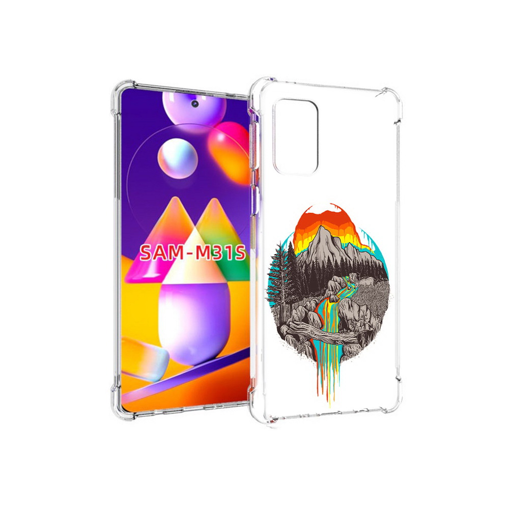 

Чехол MyPads Tocco для Samsung Galaxy M31s Радужный водопад (PT152186.489.144), Прозрачный, Tocco