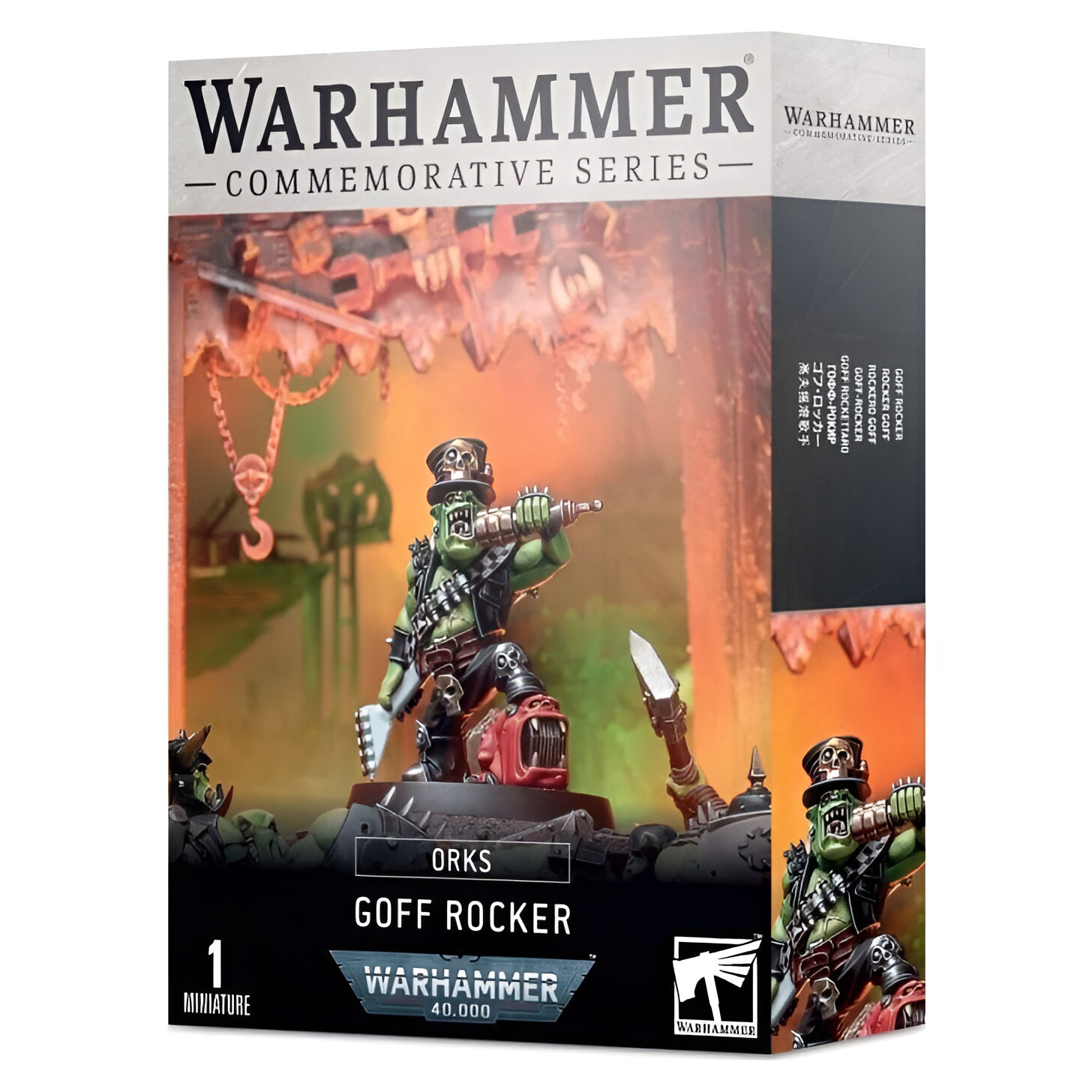 Миниатюры для игры Games Workshop Warhammer 40000: Orks Goff Rocker 50-60 миниатюра для игры games workshop warhammer 40000 death guard miasmic malignifier 43 78