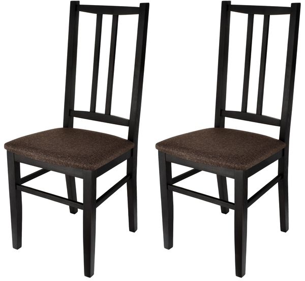 фото Комплект стульев (2шт) kett-up eco porto деревянный, венге / коричневая рогожка