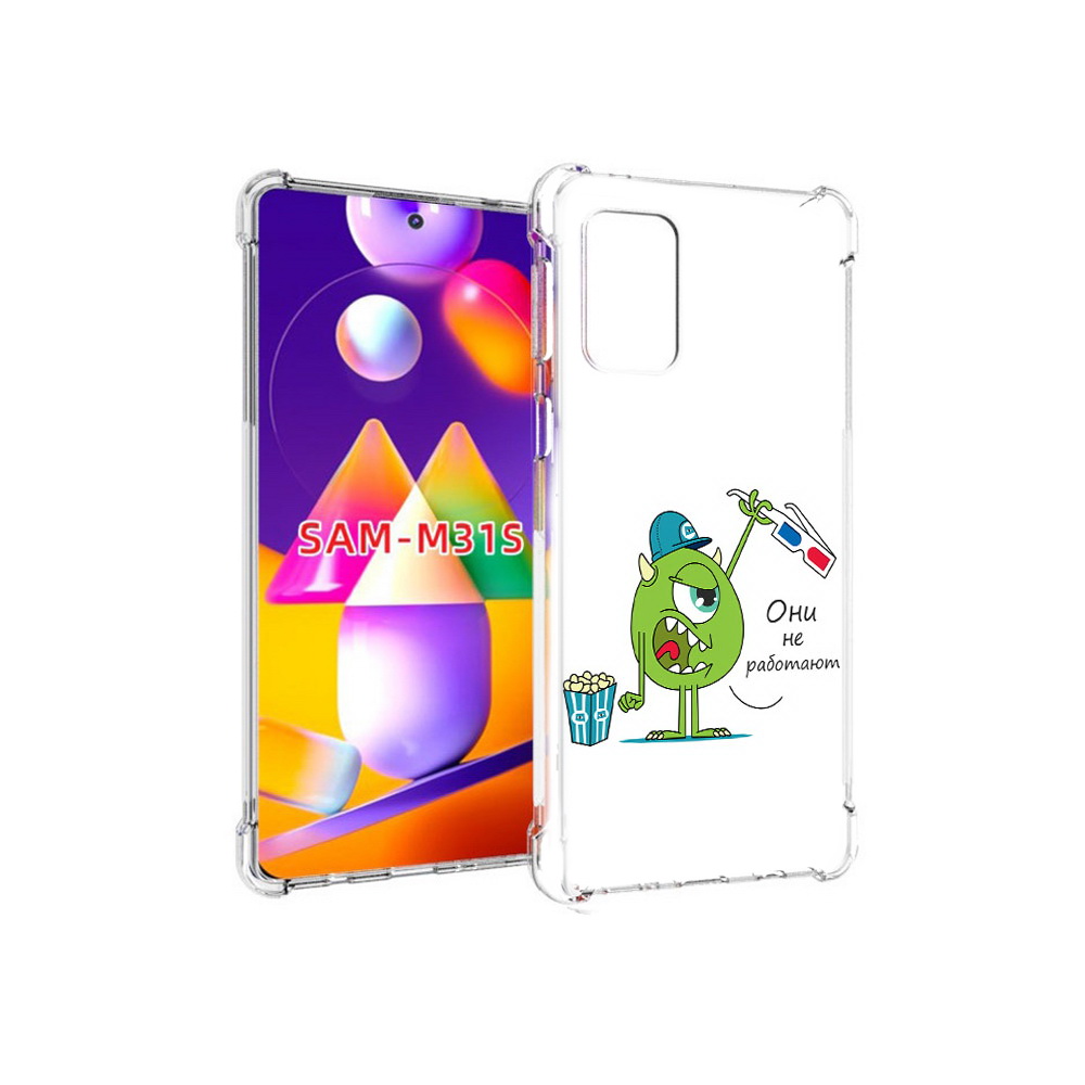 

Чехол MyPads Tocco для Samsung Galaxy M31s Очки не работают (PT152186.489.129), Прозрачный, Tocco