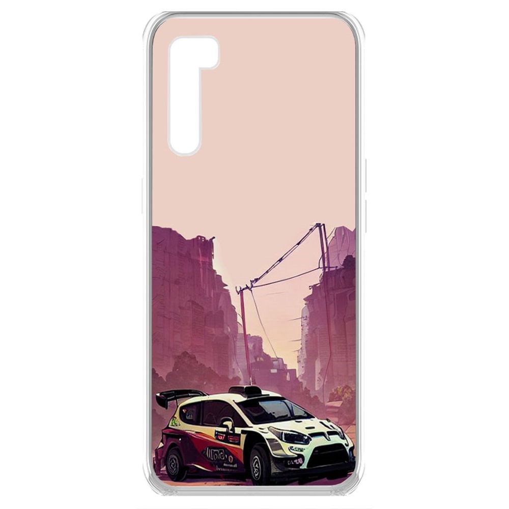 

Чехол-накладка Krutoff Clear Case Гоночный каньон для Oppo A91