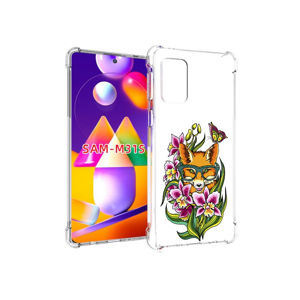 

Чехол MyPads Tocco для Samsung Galaxy M31s Лиса в цветах (PT152186.489.108), Прозрачный, Tocco