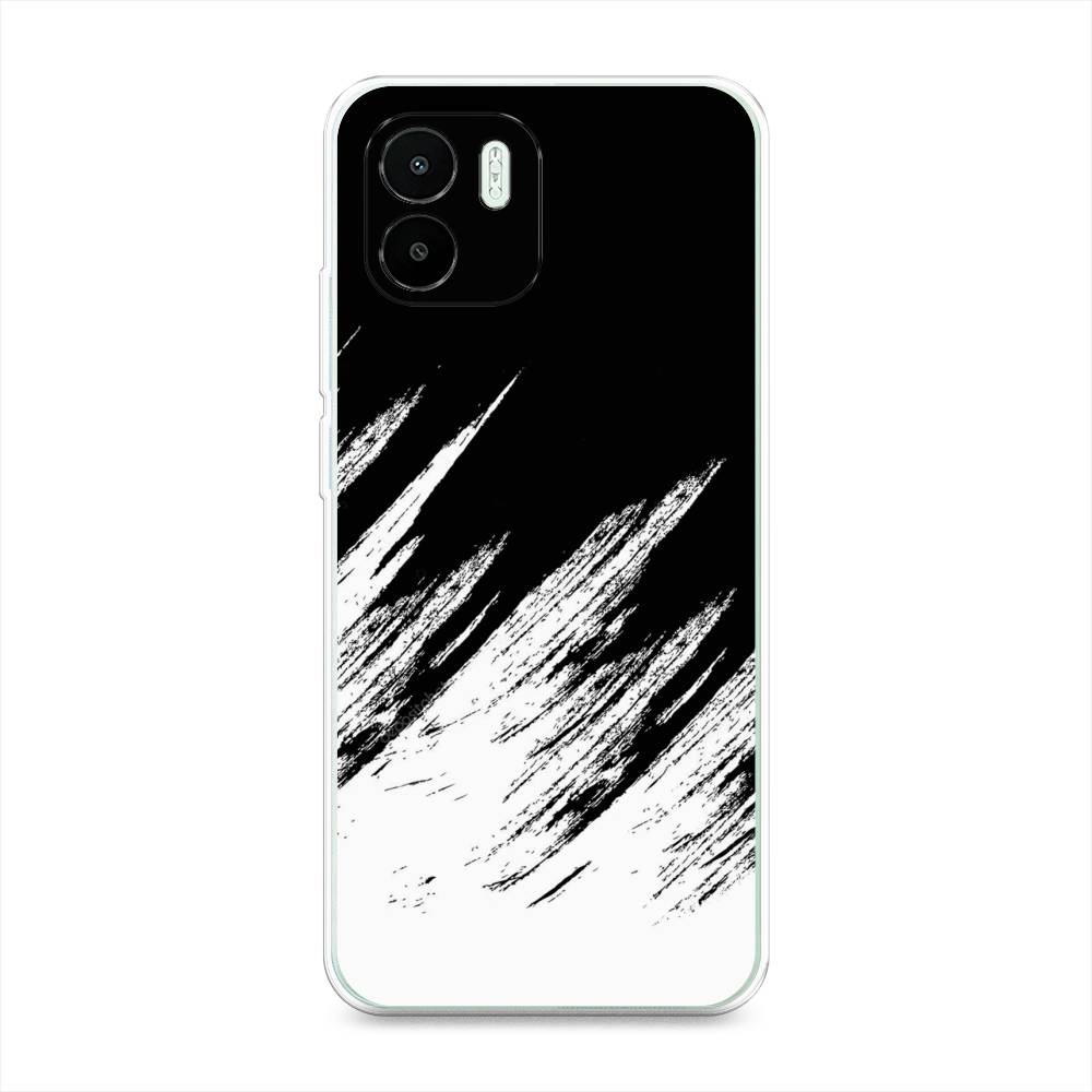 

Чехол Awog на Redmi A1 / Редми A1 "Черно белые брызги", Черный;белый;бежевый