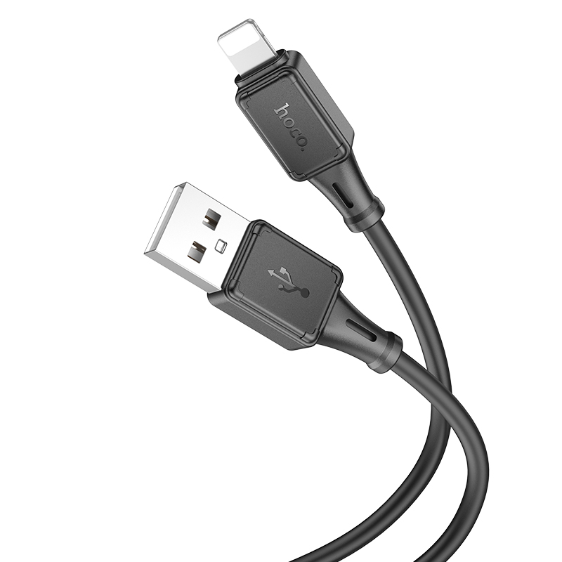 

USB дата кабель Lightning, HOCO, X101, 1M, черный