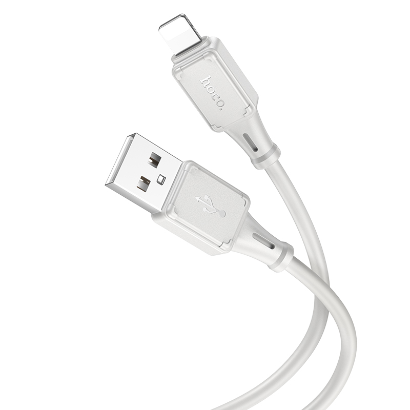 USB дата кабель Lightning, HOCO, X101, 1M, серый
