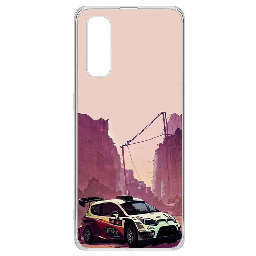 

Чехол-накладка Krutoff Clear Case Гоночный каньон для Oppo Find X2, Прозрачный