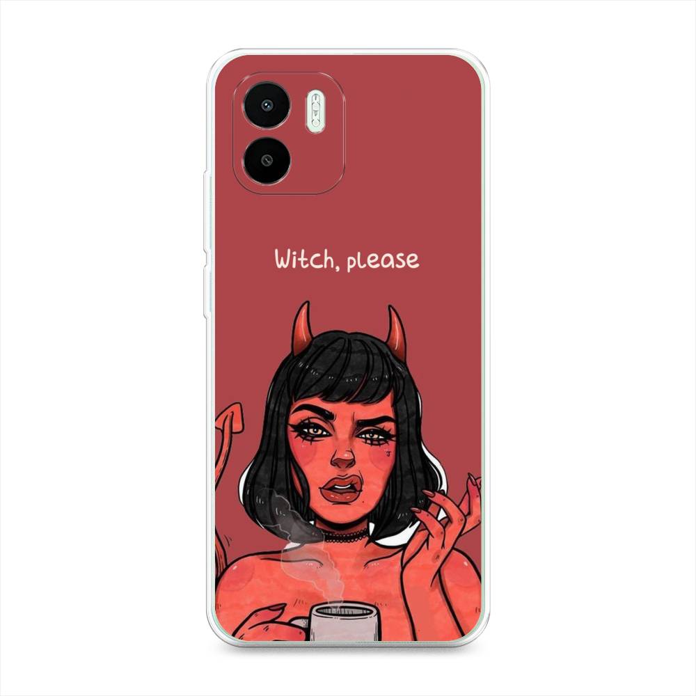 

Чехол Awog на Redmi A1 / Редми A1 "Evil Girl", Красный;черный