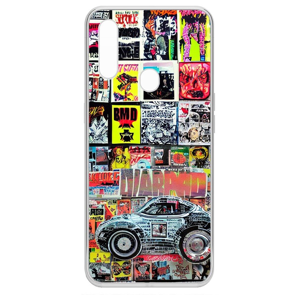 

Чехол-накладка Krutoff Clear Case Автопамфлет для Oppo A31