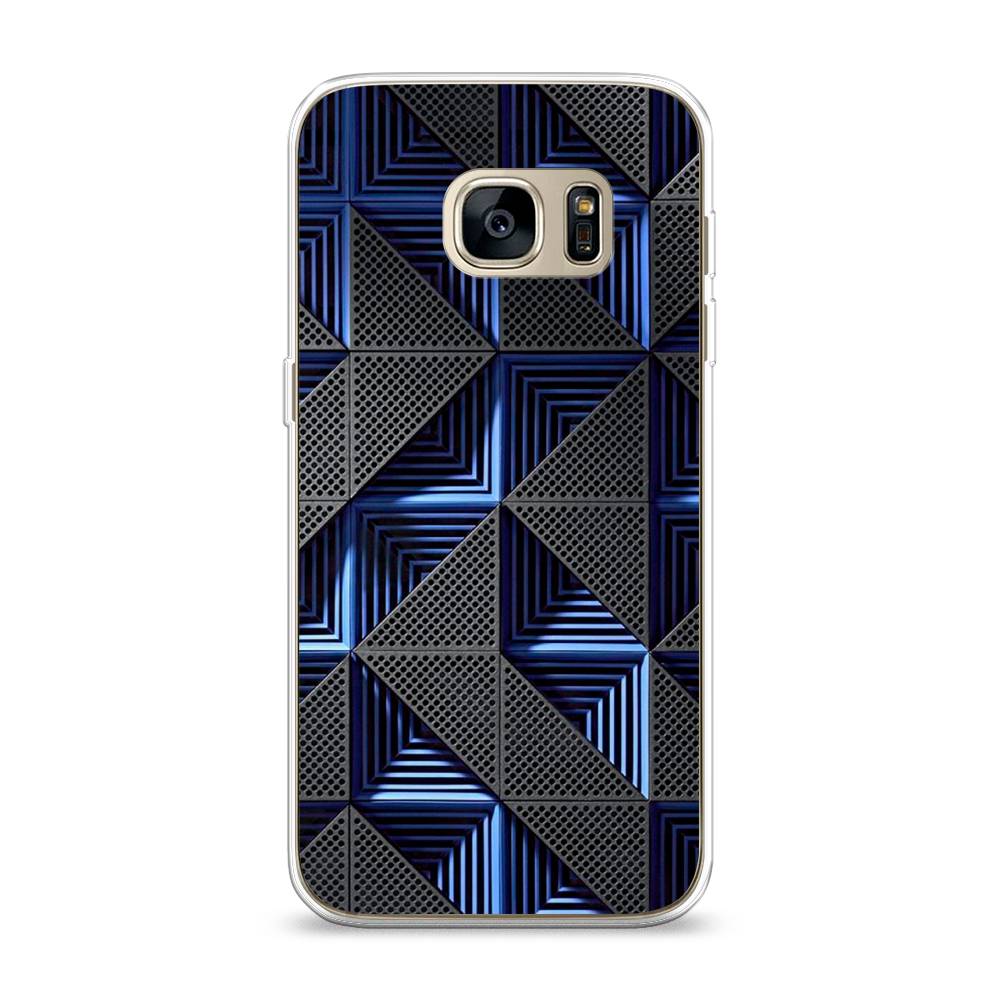 

Чехол на Samsung Galaxy S7 "IBM", Серый;синий, 24550-3