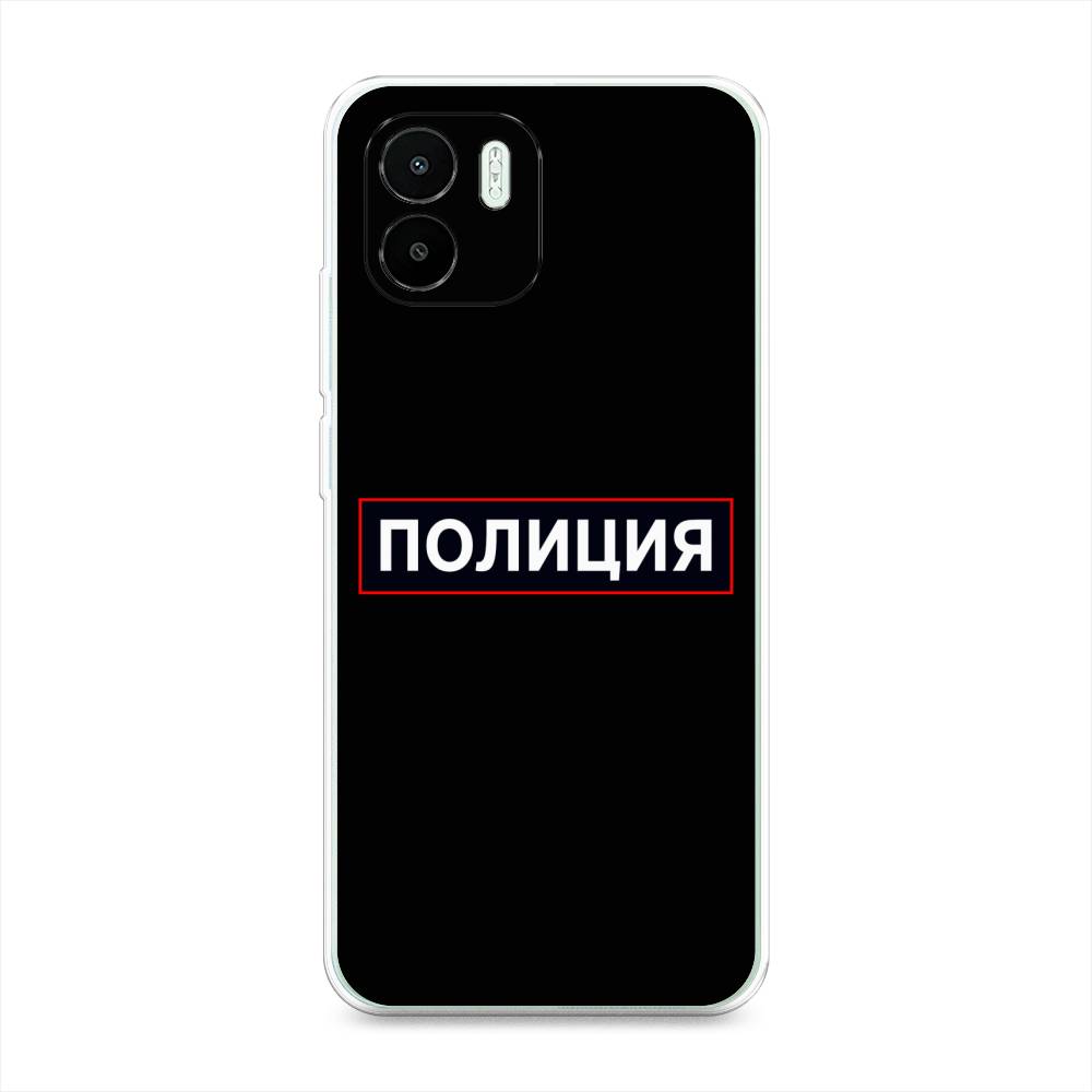 

Чехол Awog на Redmi A1 / Редми A1 "Police logo", Черный;белый;красный