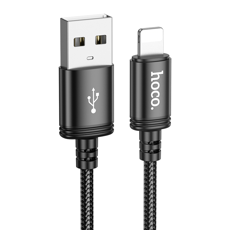 

USB дата кабель Lightning, HOCO, X91, 3M, черный
