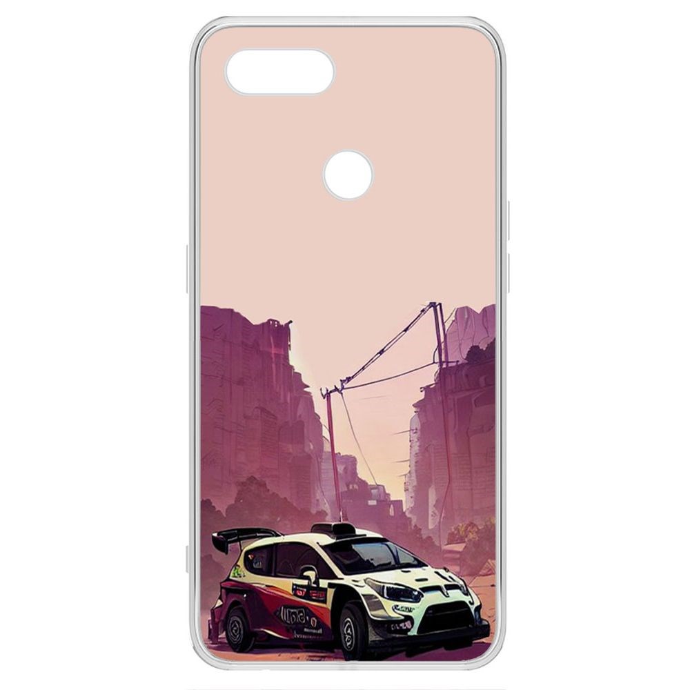 

Чехол-накладка Krutoff Clear Case Гоночный каньон для Oppo A7, Прозрачный