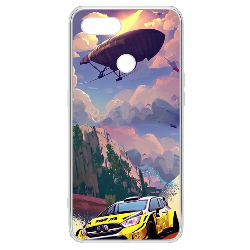 

Чехол-накладка Krutoff Clear Case Гонка для Oppo A7, Прозрачный