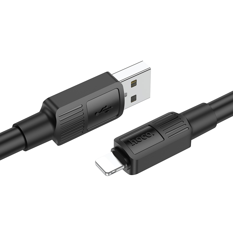 

USB дата кабель Lightning, HOCO, X84, 1M, черный