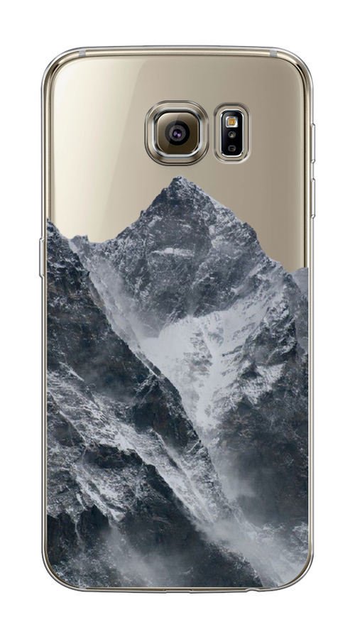 

Чехол на Samsung Galaxy S6 edge "Горы арт 4", Серый;бежевый, 24450-2