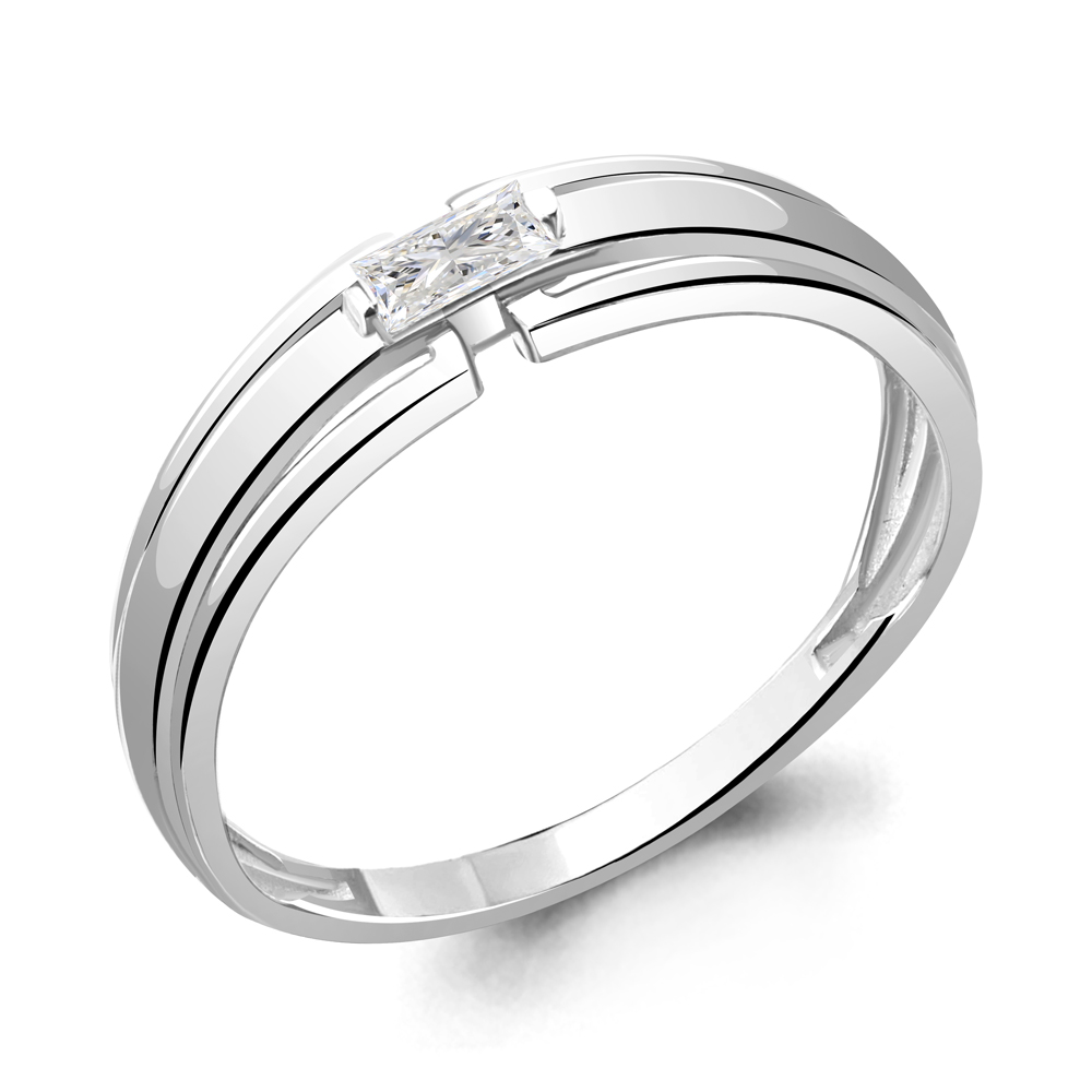 

Кольцо из серебра с фианитом Aquamarine Aquamarine 67254_925_р р. 17,5, 67254_925_р