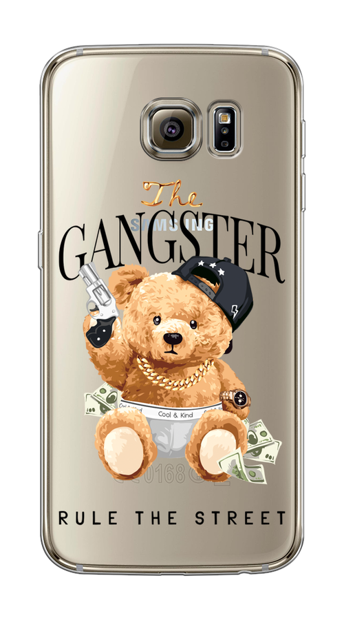 

Чехол на Samsung Galaxy S6 edge "The Gangster", Бежевый;серый;черный, 24450-6