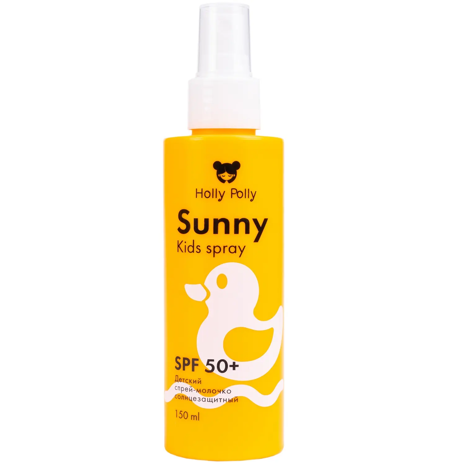 

Спрей-молочко Holly Polly детский солнцезащитный Sunny SPF 50+ водостойкий 3+, 1