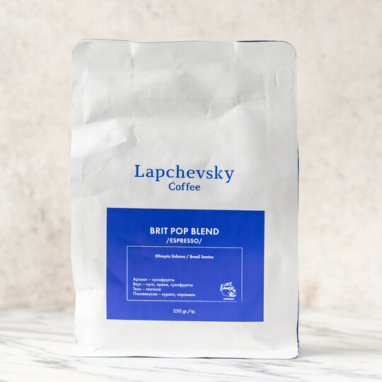 

Кофе Lapchevsky Brit Pop Blend в зернах 250 г