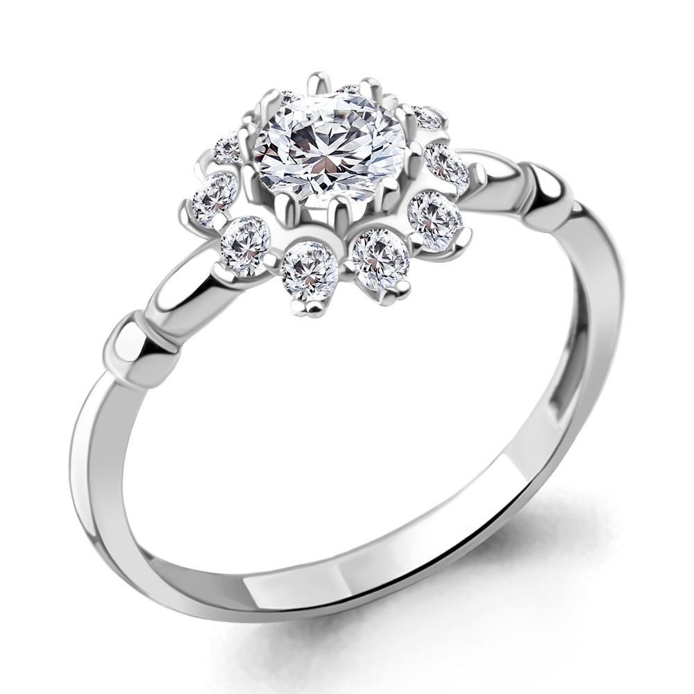 

Кольцо из серебра с фианитом Aquamarine Aquamarine 67238А_925_р р. 18,5, 67238А_925_р