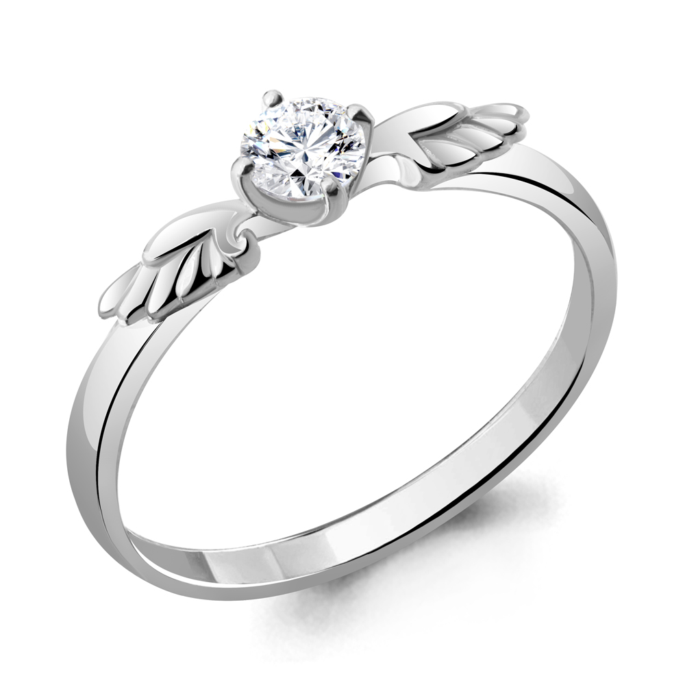 

Кольцо из серебра с фианитом Aquamarine Aquamarine 67236А_925_р р. 15,5, 67236А_925_р