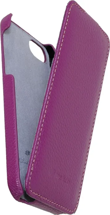 

Кожаный чехол Melkco Jacka Type для Apple iPhone 5/5S/SE сиреневый, Фиолетовый