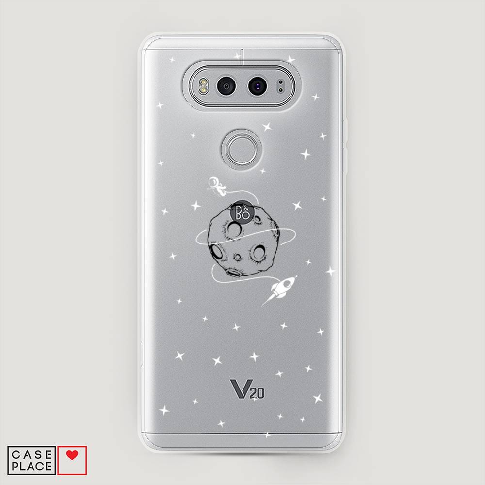 

Чехол на LG V20 "Полет вокруг луны", Белый;серый;черный, 83350-2