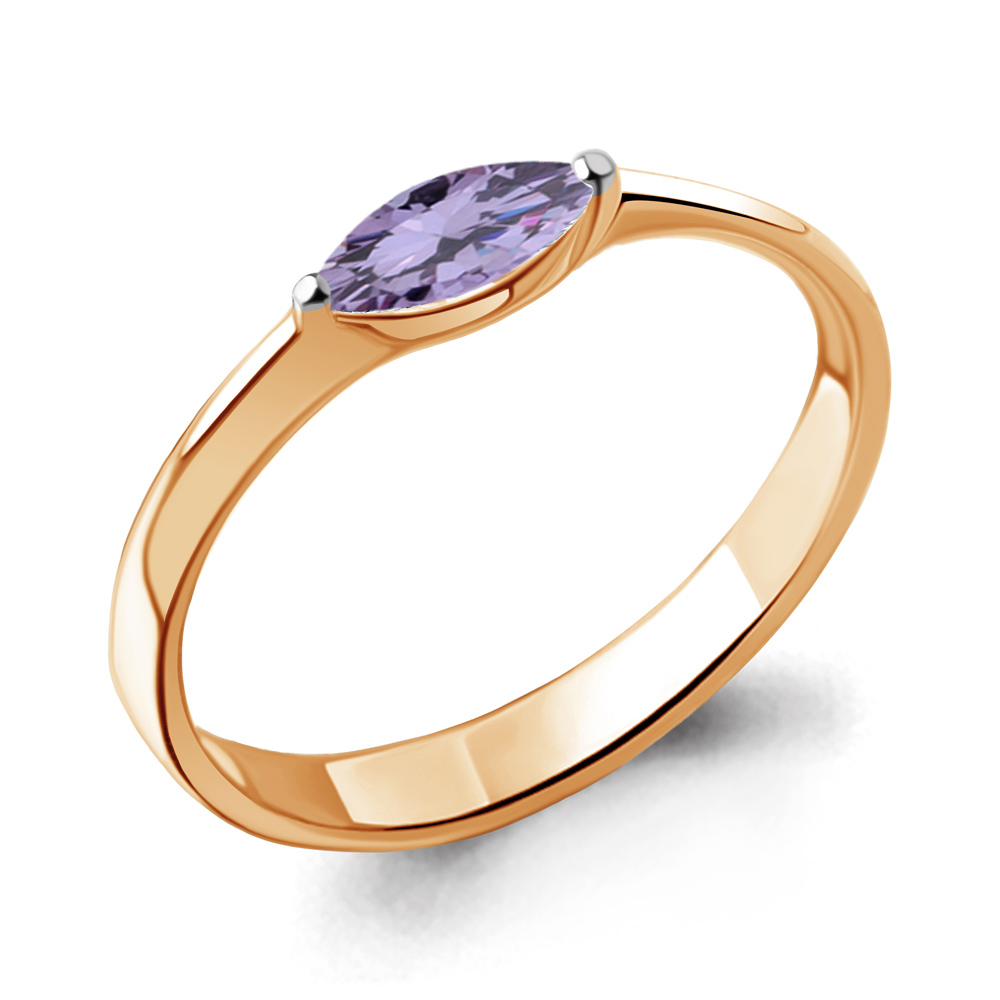 

Кольцо из серебра с фианитом Aquamarine Aquamarine 67232С_925_з р, 67232С_925_з