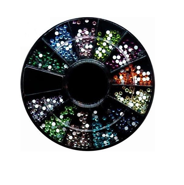 

Стразы стеклянные Born Pretty Mix Color SS4