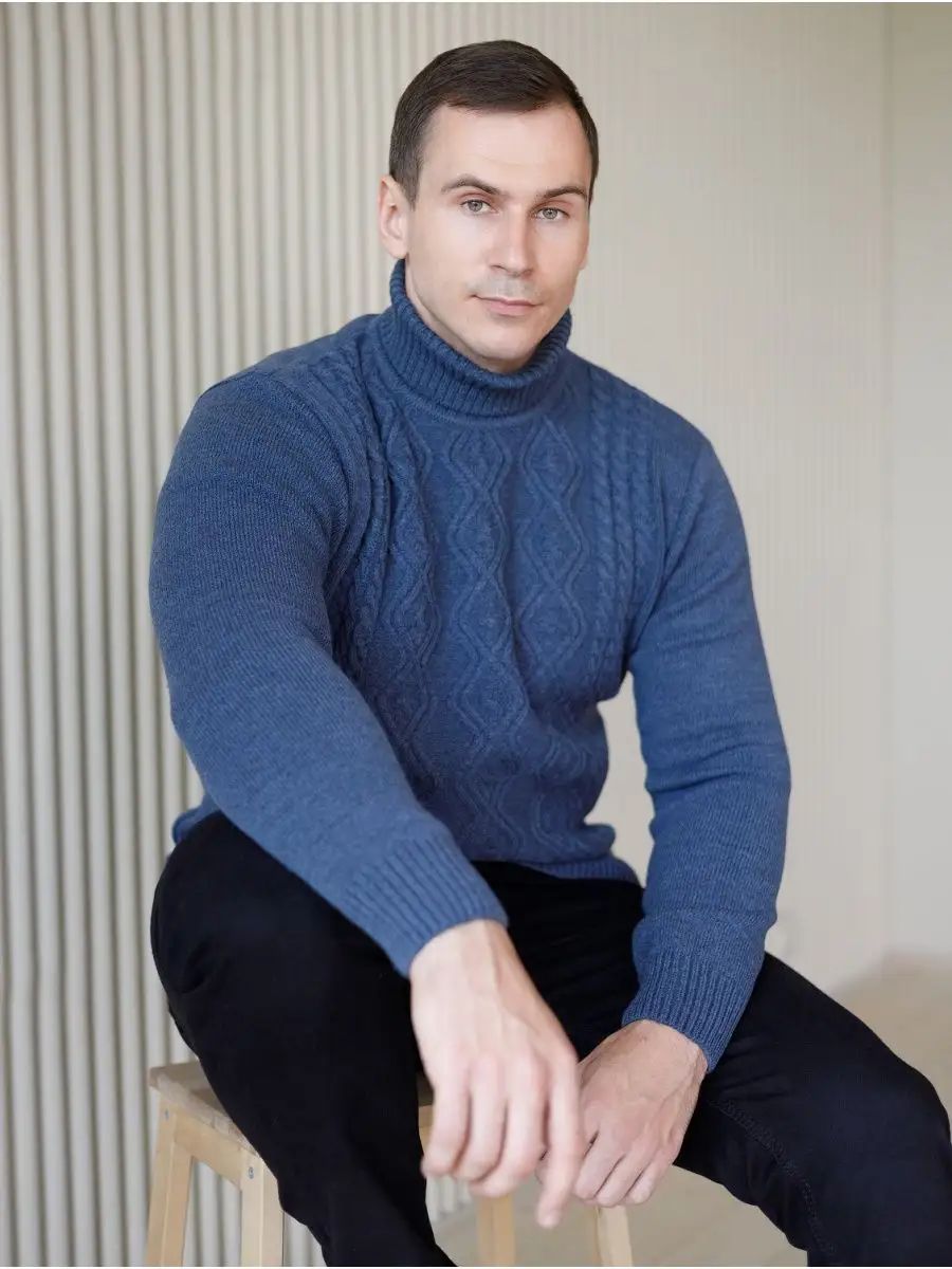 

Свитер мужской DECADE 396 синий 54 RU, 396